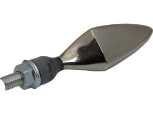 Micro Rhombus DF Titan LED Turn Signal/Taillight/Brake Light Rear Right Titanium Polished Clear LED