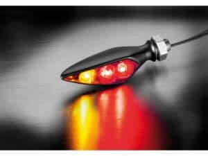Rhombus S Dark LED Turn Signal/Taillight/Brake Light Rear Left Black Smoke LED - Image 3