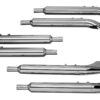 Slip-on mufflers for touring and heritage springer models chrome