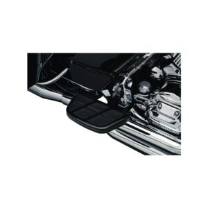 Kinetic Floorboard Inserts For H-D D-Shaped Passenger Boards Gloss Black