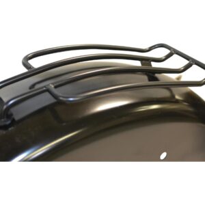 6" Solo Luggage Rack Black Satin