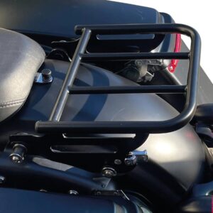 Low Pro Detachable Two-Up Luggage Rack Black Powder Coated