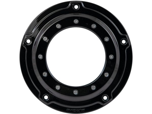 Porthole Derby Cover 5-hole Gloss Black