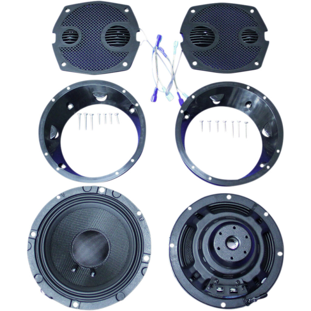 Rokker® XXR 6.71" Front Speaker Kit Fits:> 98‑13 FLHT/ FLHX/ FLHTCUTG