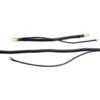 Mega battery cables with 12" auxiliary wire 16" positive black