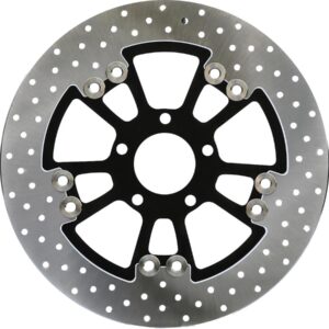 Round 340 mm Floated Brake Disc Vegas Polished Front