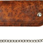 heavy leather - Black ostrich Fits: >  all Biker