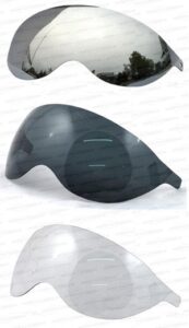 helmet visor small Smoke - Image 2