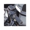 Beveled fusion grips black anodized 1" throttle by wire