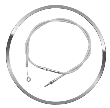 Armor Coated Longitudinally Wound Clutch Cable