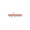 Falcon spc carbon fiber rear belt 14 mm 1 1/2" 132 teeth