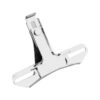 Oem-style top mount license plate bracket 2-hole chrome