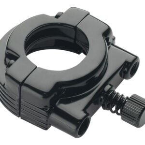 Throttle Clamp Set Black 1" Dual Cable