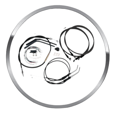 Cable Kit Black Vinyl ABS