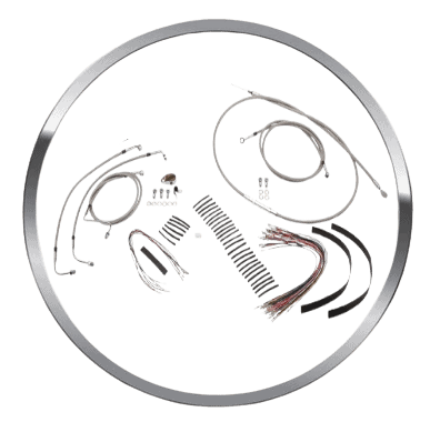 Cable Kit Stainless Steel Clear Coated ABS