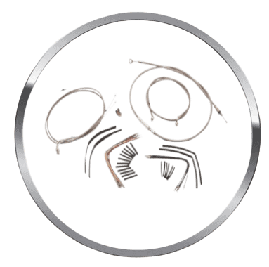 Cable Kit Stainless Steel Clear Coated Non-ABS