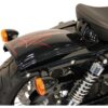 Bobber rear fenders for sportster models black ready to paint