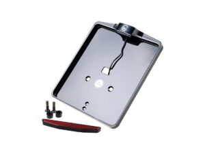 Mid-Mount License Plate Base Plate Kit Germany 180 x 200 mm Black Cut - Image 3