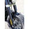 Old school front fender gloss black