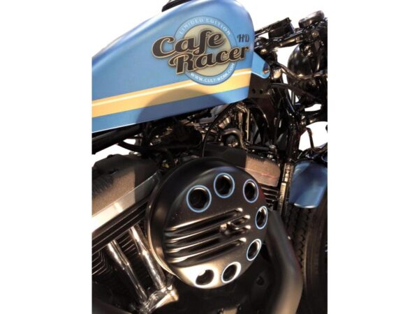 Slotted Air Filter Cover Gloss Black