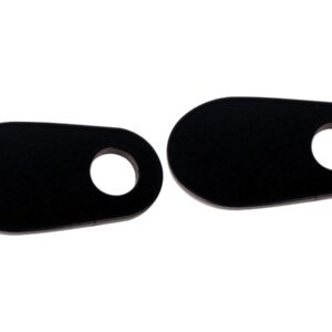 Turn Signal Mounting Plate Black Powder Coated