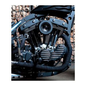 WTF Rocker Box Cover Shovel Style For Sportster 04-20 Black Satin