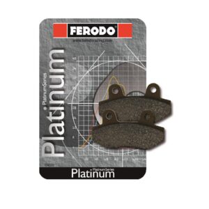 Road Platinum Mid-Metallic Brake Pads Organic Rear