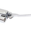 Custom brake master cylinder assembly with switch kit aluminium polished 5/8" 1" single disc