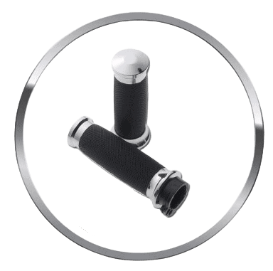 Grips Chrome Throttle Cables