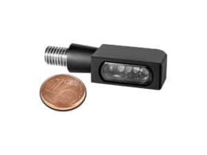 Blokk-Line Micro LED Turn Signals Black Anodized Smoke LED - Image 3