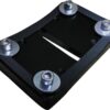 Blokks license plate mounting adapter black anodized