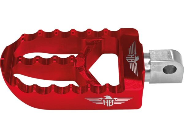 MX V2 Foot Pegs Red Anodized