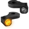 Nano series led turn signals black anodized smoke led