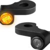 Nano series led turn signals black anodized smoke led