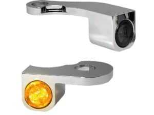 NANO Series LED Turn Signals Chrome Smoke LED