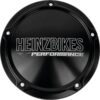 Performance derby cover 5-hole gloss black anodized