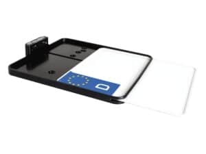 SLIP INN License Plate Base Plate German Size 220x200mm Black Anodized - Image 3