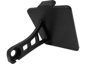 Side Mount License Plate Kit German specification 180x200mm Black Anodized - Image 3