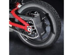 Side Mount License Plate Kit German specification 180x200mm Black Anodized - Image 3