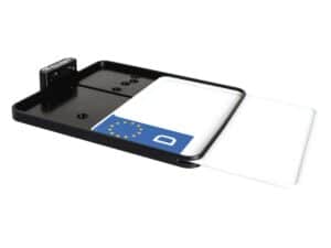 Side Mount License Plate Kit German specification 220x200mm Black Anodized - Image 3