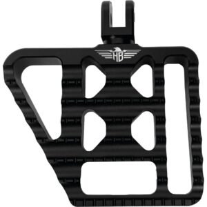 V1 Performance Mini Floorboards Black Satin Anodized