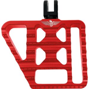 V1 Performance Passenger Mini Floorboards Red Anodized