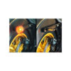 Winglet led turn signals black anodized smoke led