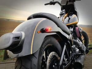 Winglet Micro 3 in 1 LED Turn Signal/Tailight/Brake Light Black Anodized Smoke LED - Image 3