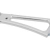 Axle mount side mount license plate bracket for 1" axles aluminium polished
