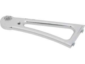 Axle Mount Side Mount License Plate Bracket For 1" Axles Aluminium Polished