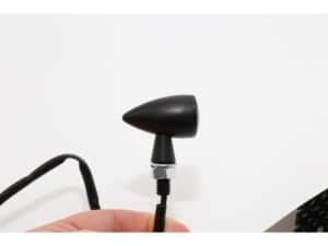 Apollo Bullet LED Turn Signal Black Anodized Smoke LED - Image 3