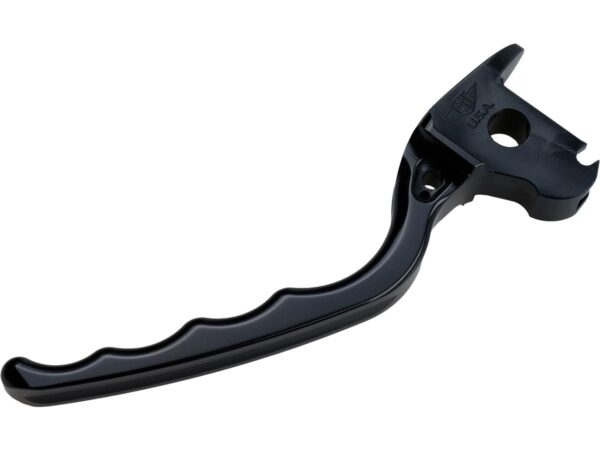 Bagger Hand Control Replacement Lever Black Anodized Brake Side