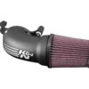 Aircharger air intake black powder coated