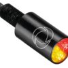 Atto® df integral led blink-/rück-/bremslichtkombination black powder coated clear led